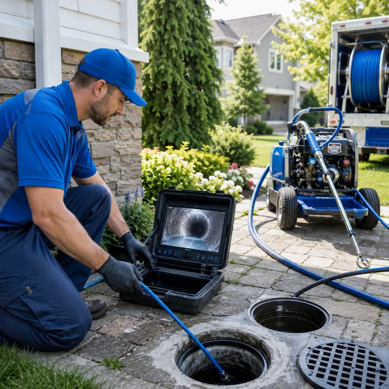 Outdoor drain cleaning professionals serving Simpsonville, KY